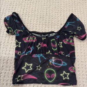 Horoscopez x dolls kill mesh top